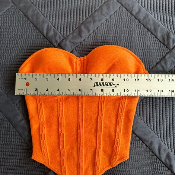 WIndsor strapless orange corset top XS - Picture 7 of 10